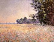 Claude Monet Oat and Poppy Field oil painting on canvas